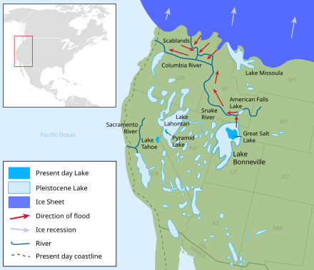 map of lake bonneville