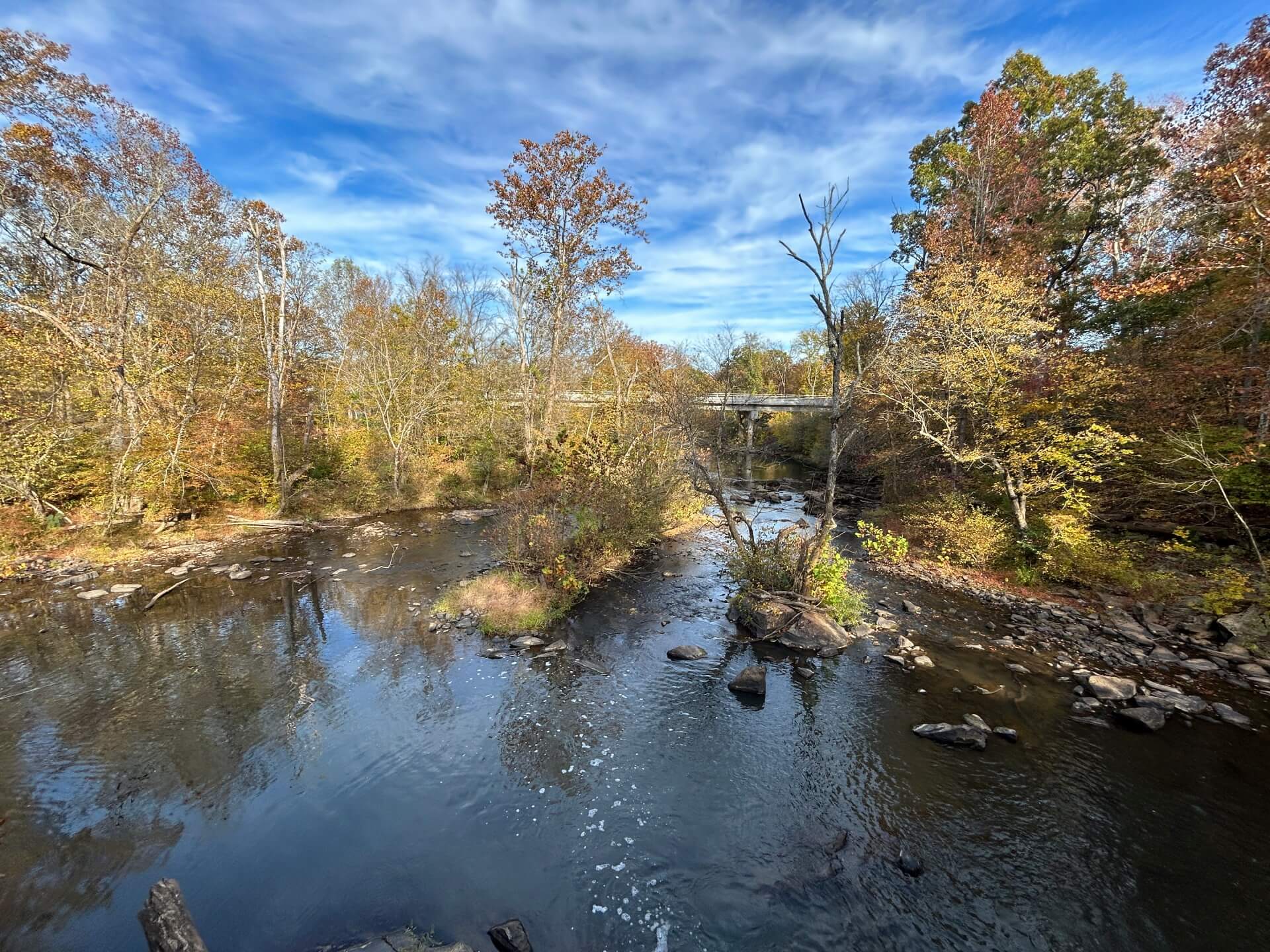 photo of haw river north carolina