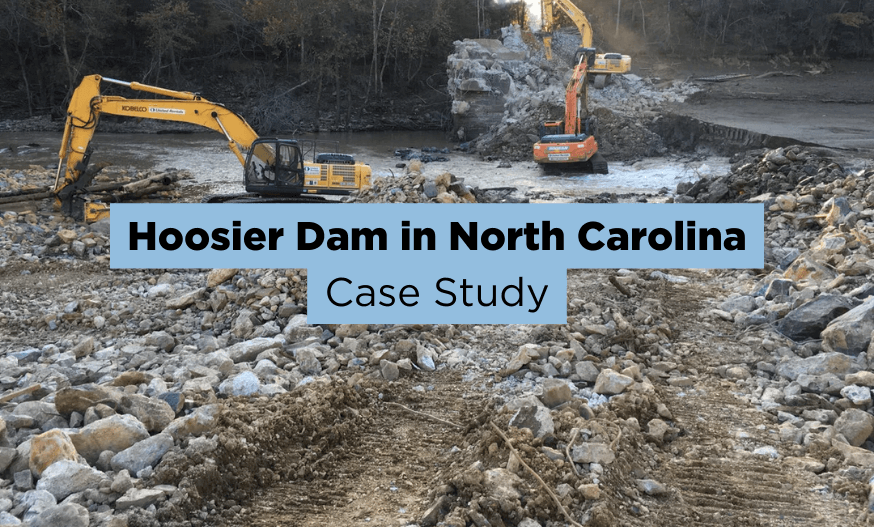 hoosier dam removal north carolina